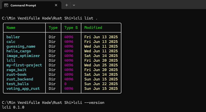 Lucas Command Line Interface
